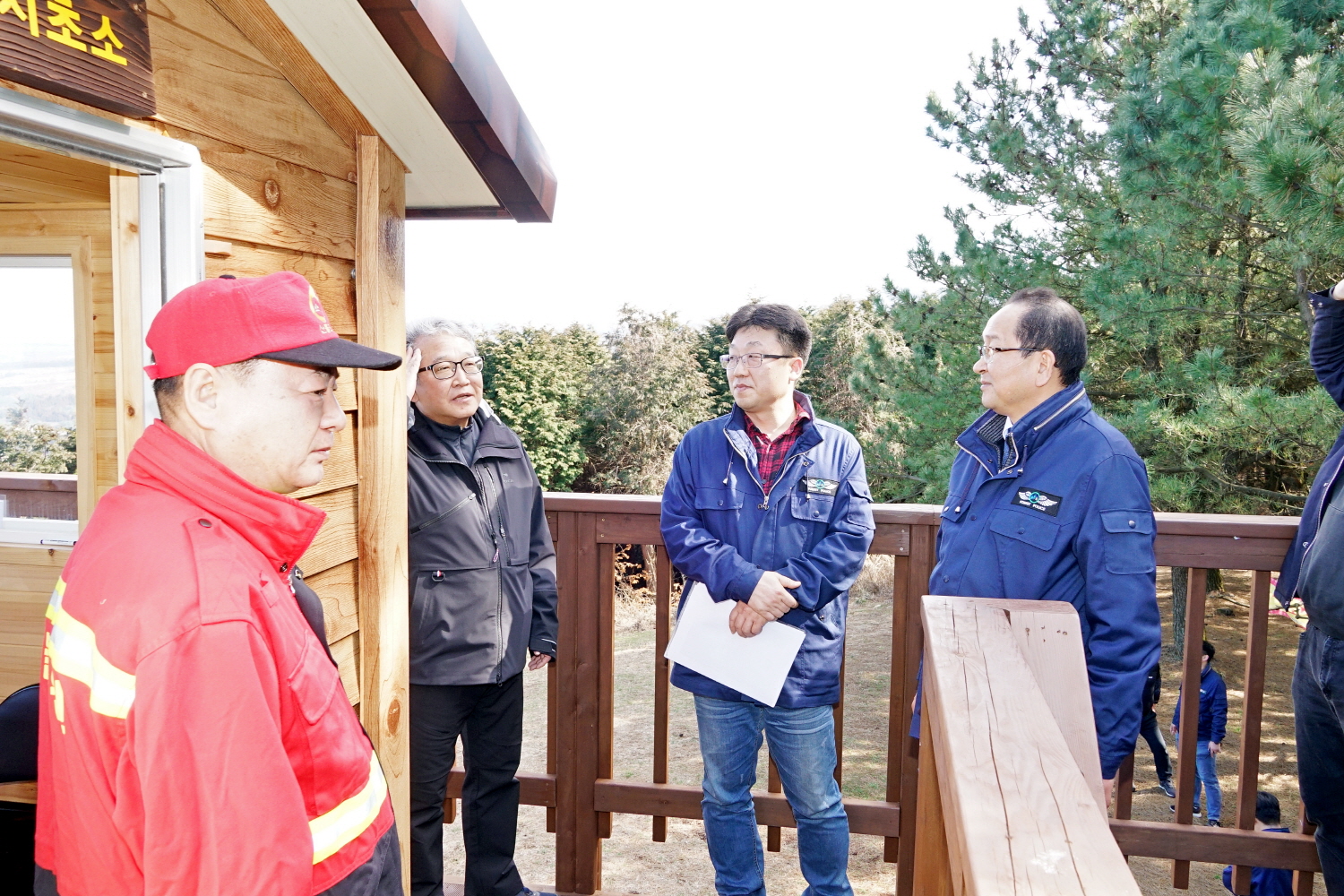 산불감시초소 현장점검 첨부이미지