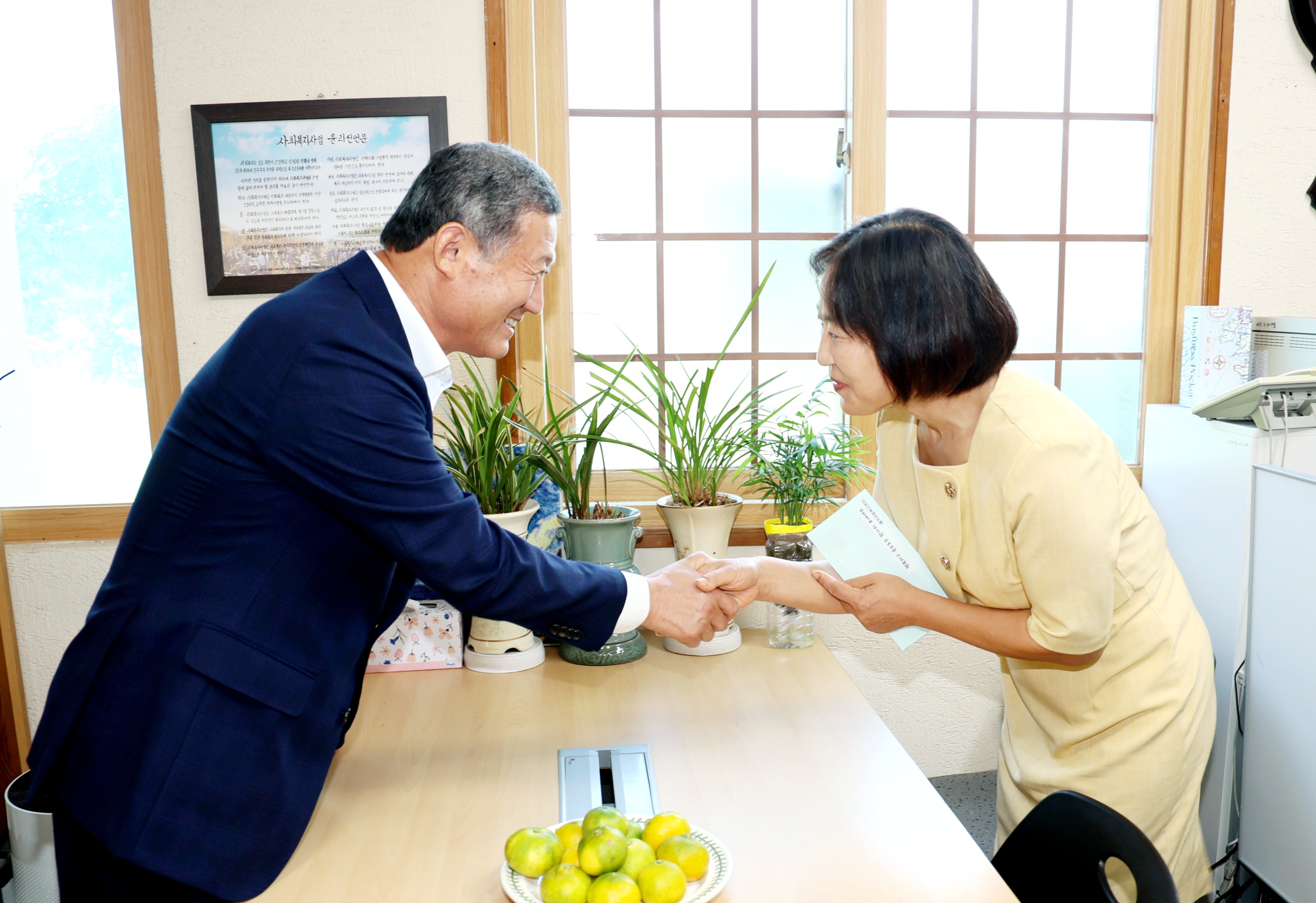 김완근 제주시장， 추석 앞두고 사회복지시설 및 주거취약가구 위문4.JPG