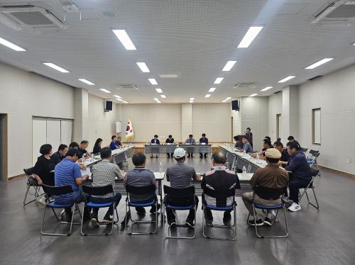 화북동 지역자율방재단 임시총회 개최