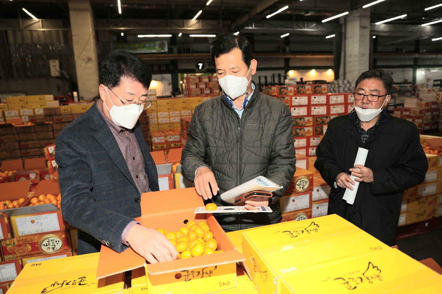 구리시 농수산물도매시장 현장방문 첨부이미지