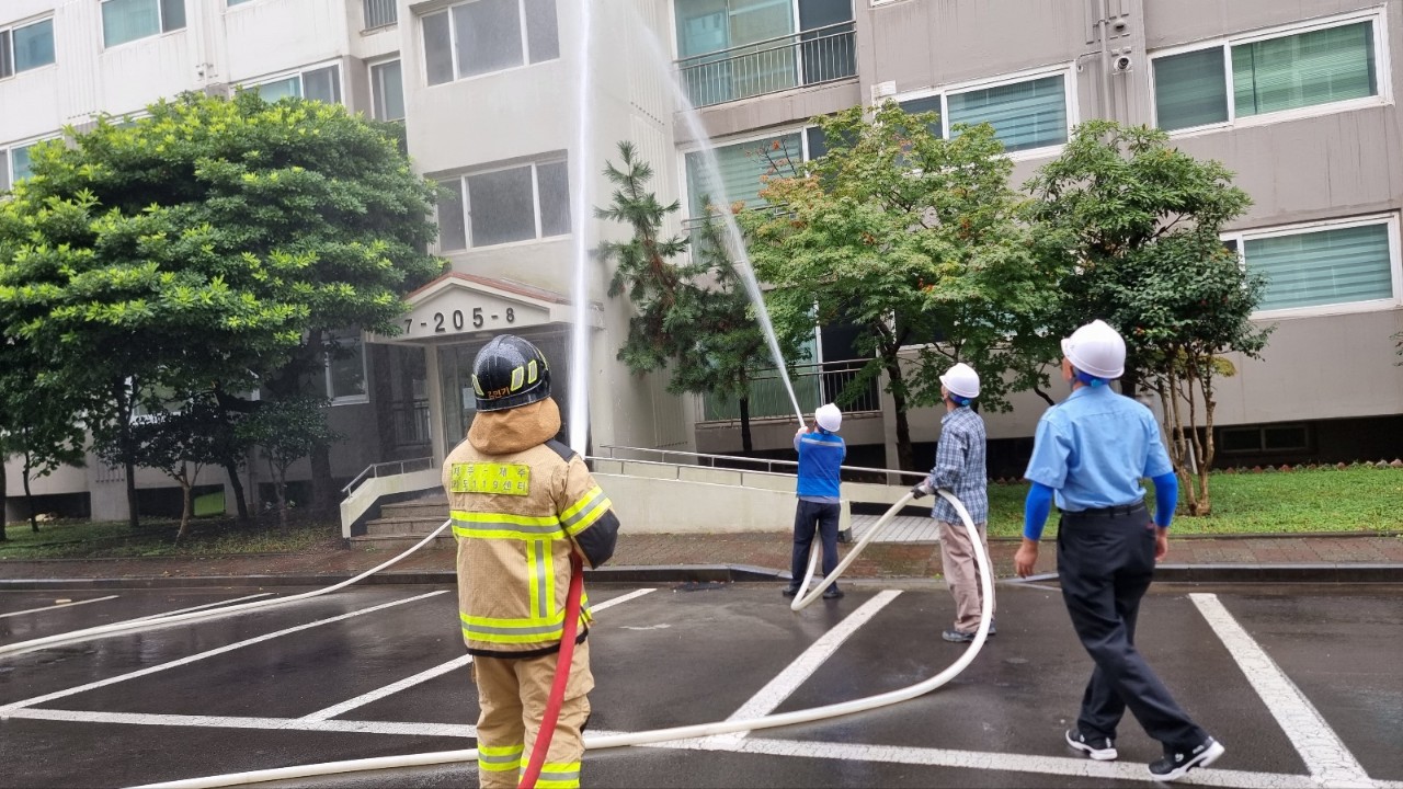 외도동, 민방위 시범마을 화재대응 훈련 실시 첨부이미지