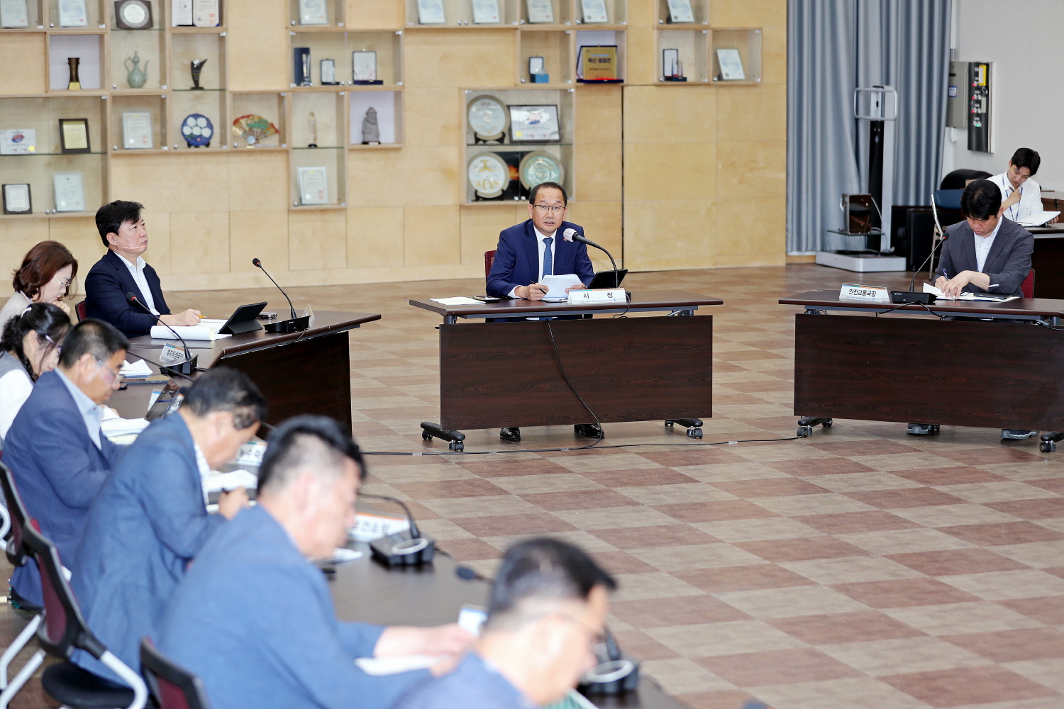 시정시책 공유 간부회의 첨부이미지