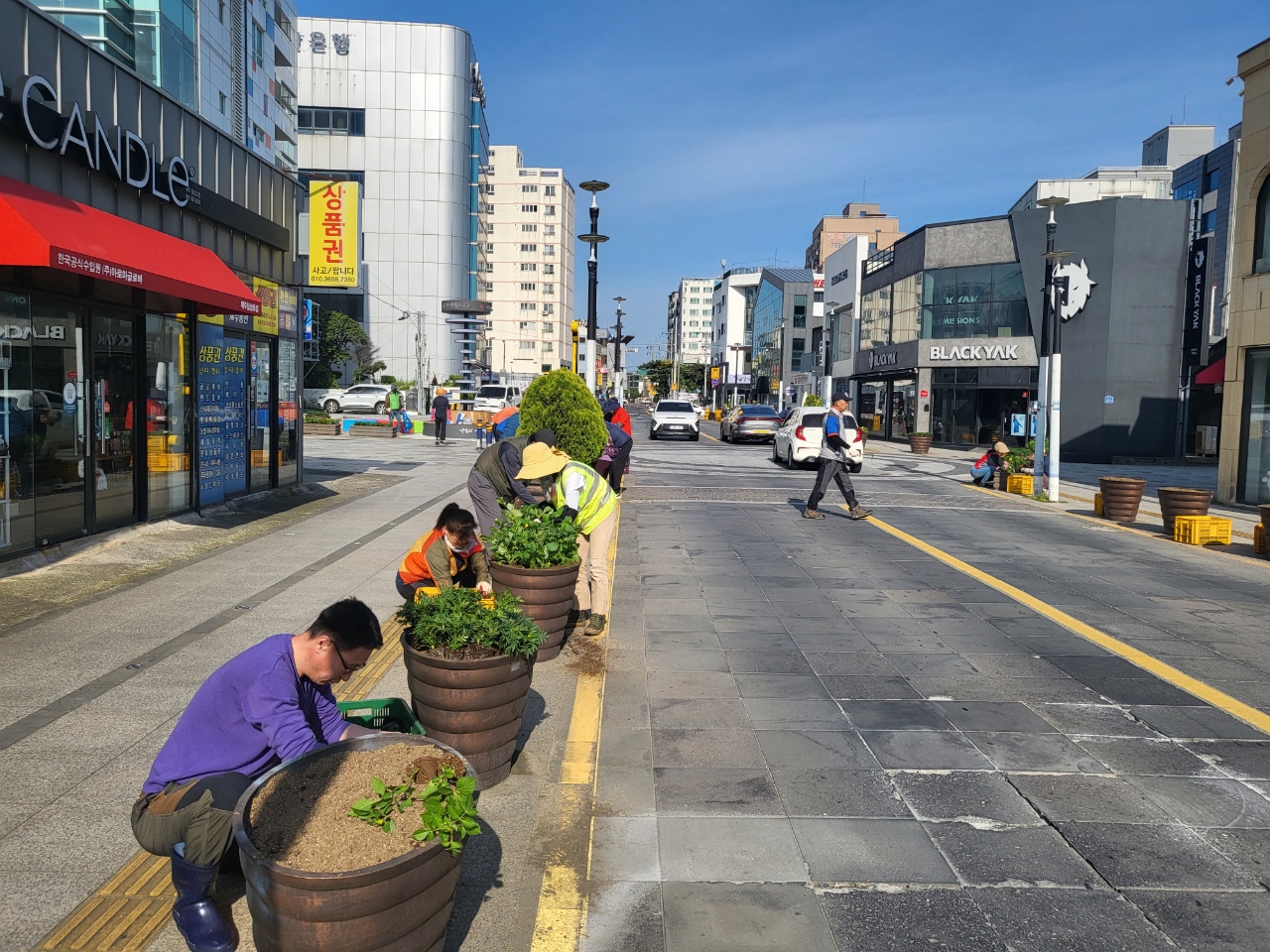 일도1동 해짓골 꽃과 함께 즐거운 관광거리 조성 첨부이미지