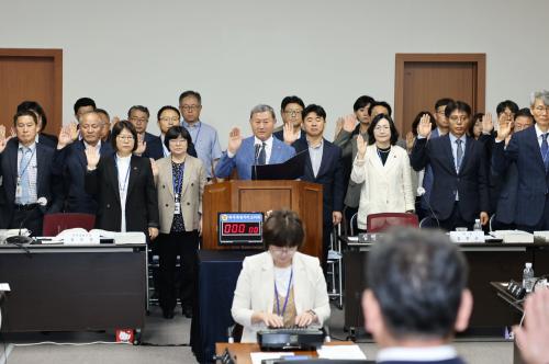 도의회 환경도시위원회 행정사무감사