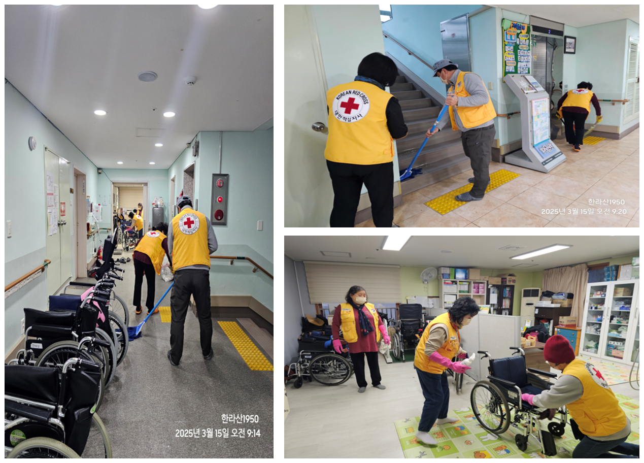아라동적십자봉사회, 제주장애인요양원에서 정기봉사활동 이어가 첨부이미지
