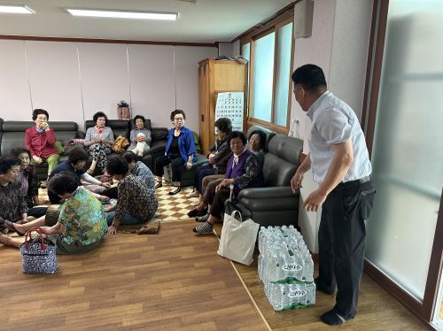 삼양동, 폭염 대비에 따른 삼양동 관내 무더위쉼터 예찰